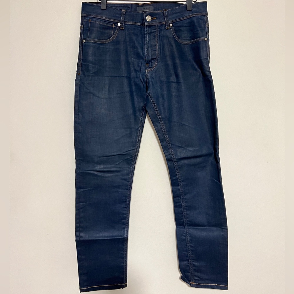 Zara Man Blue Jeans Wax style denim. Size 31
